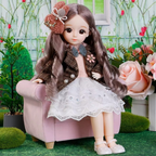 Rörlig modeprinsessa Docka