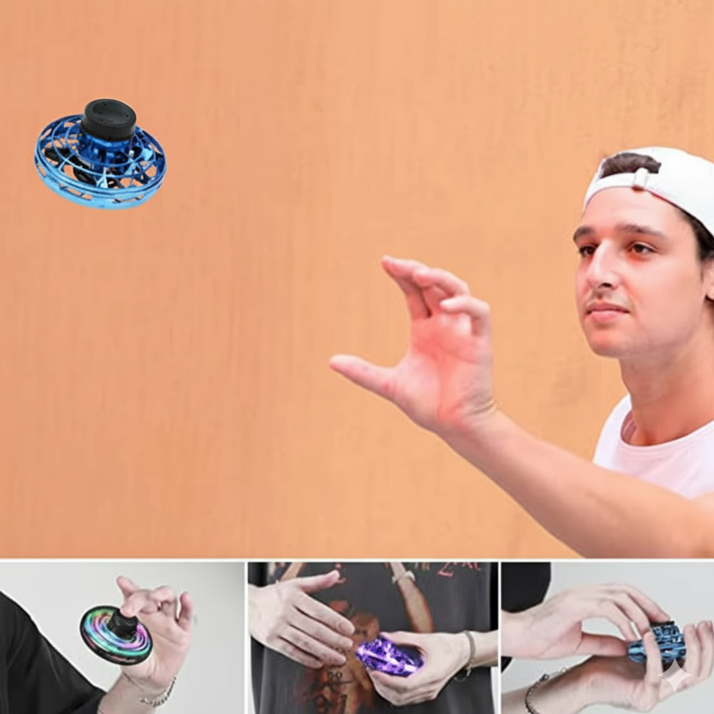 LED Flying UFO Spinner