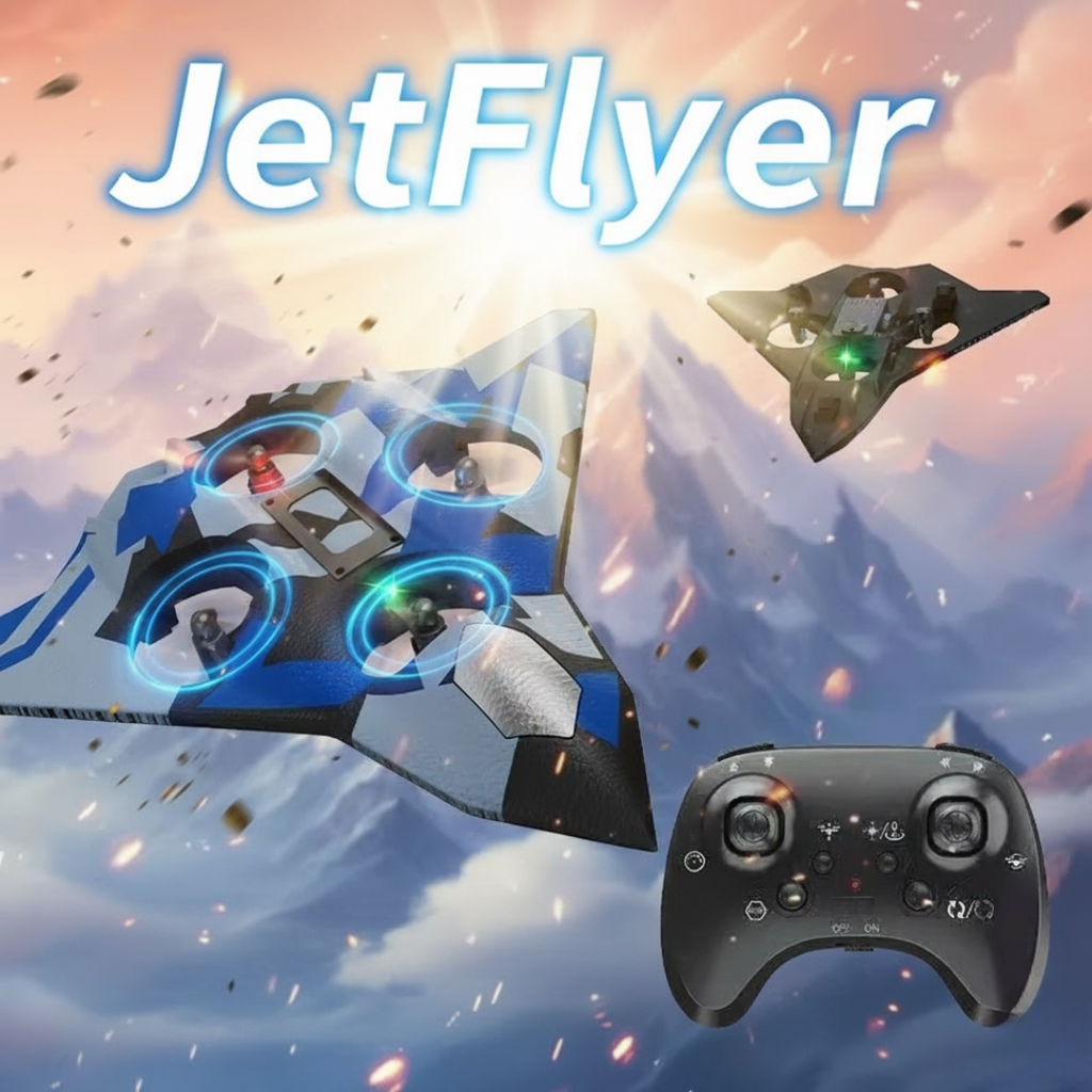 JetFlyer – fjärrstyrt stuntflygplan i skumplast