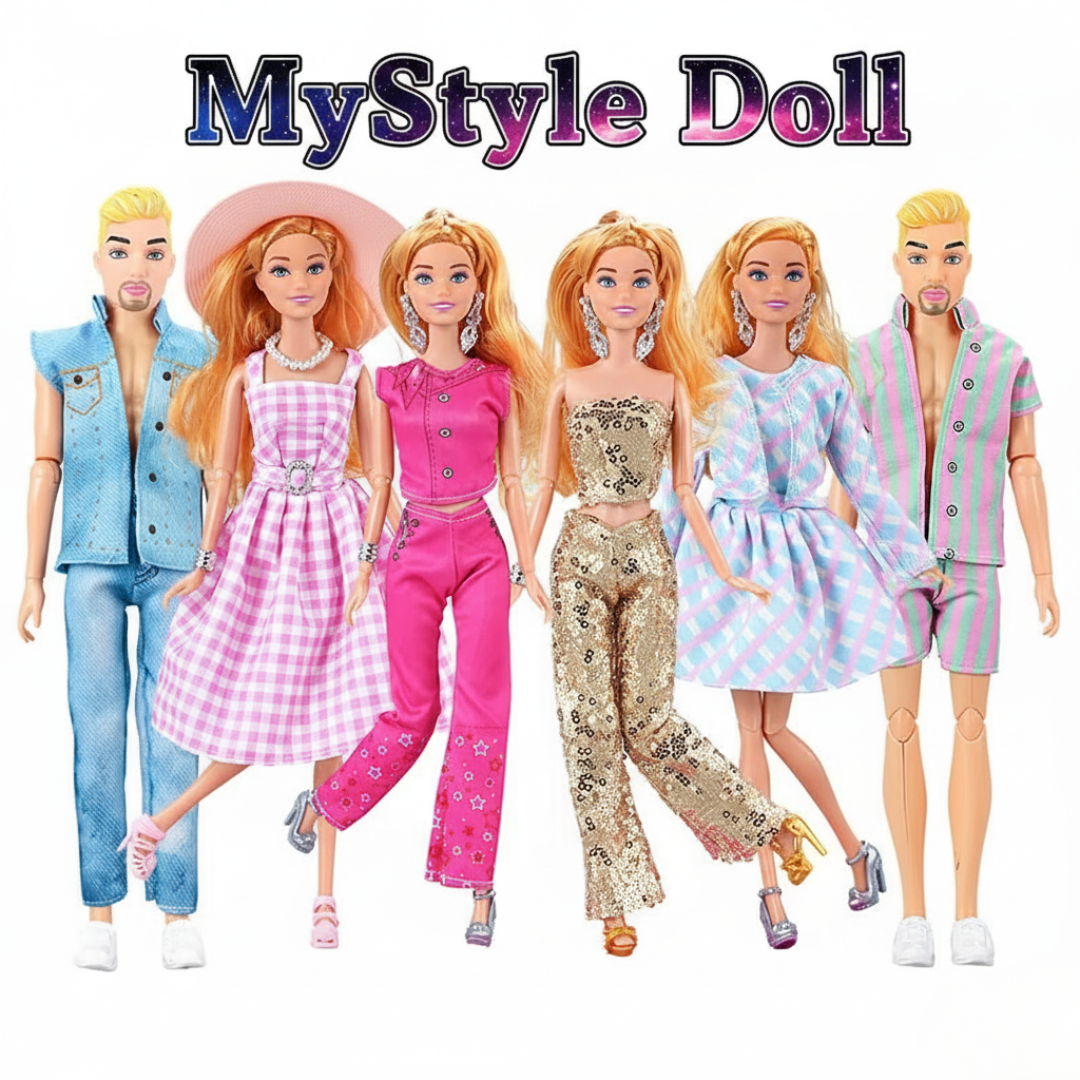 MyStyle Doll – 30 cm docka med kläder och rörliga leder