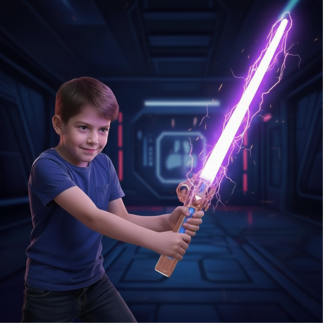 Lightsaber 2-i-1 – svärd med ljus och ljud!