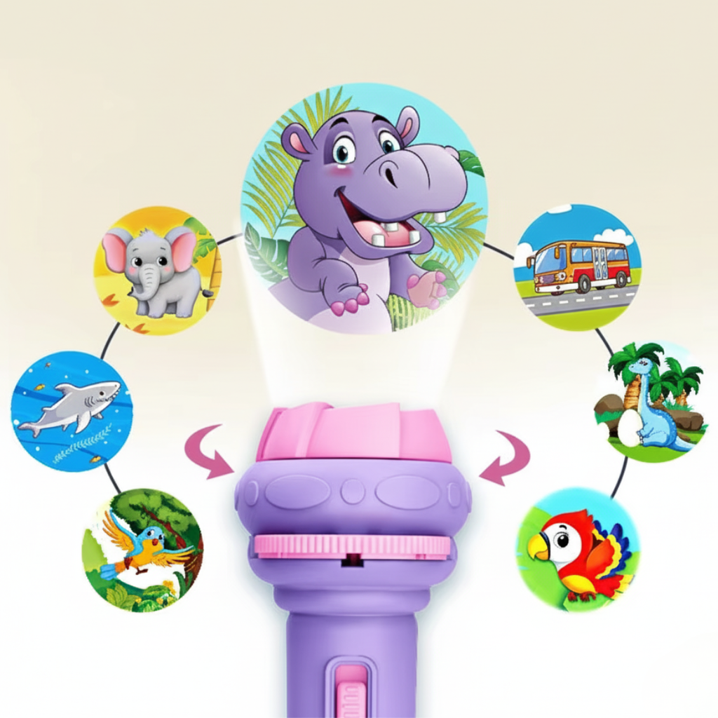 Projektors ficklampa