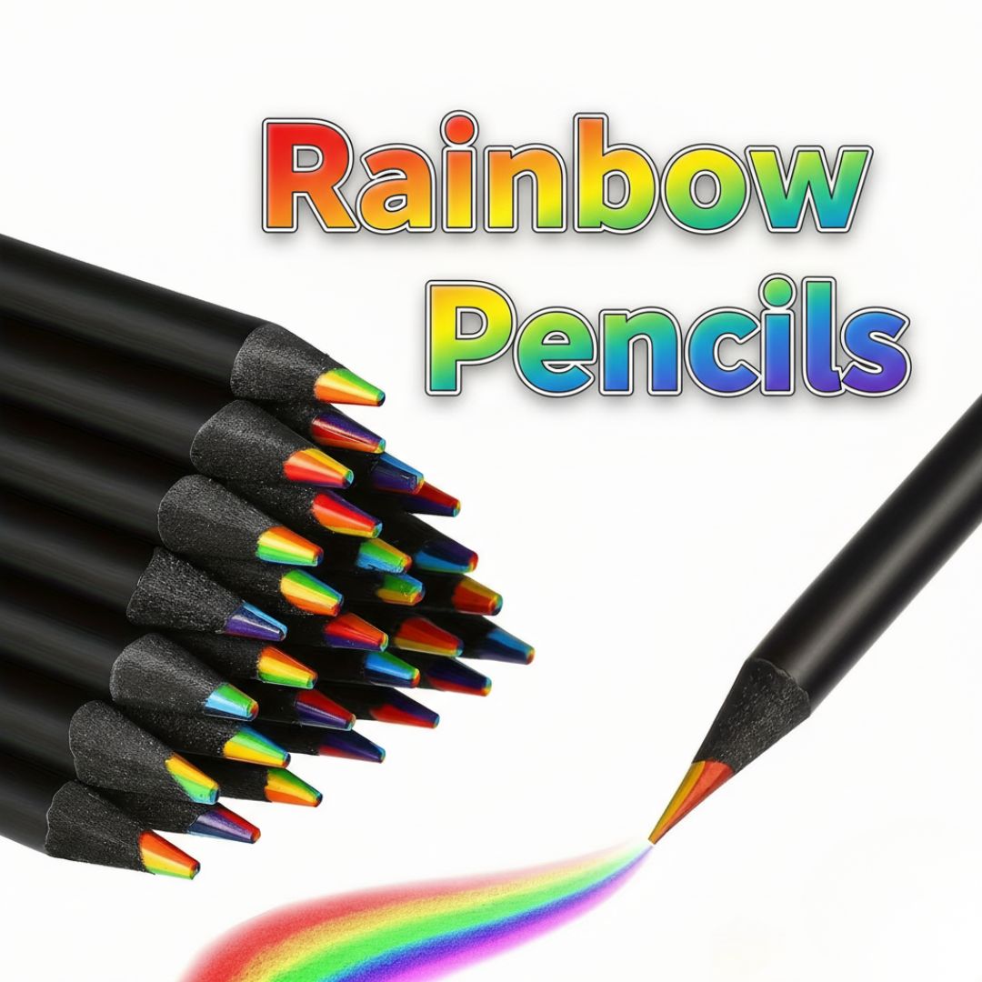 Rainbow Pencils – färgglada pennor i 7 nyanser!