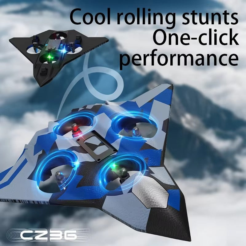 JetFlyer – fjärrstyrt stuntflygplan i skumplast