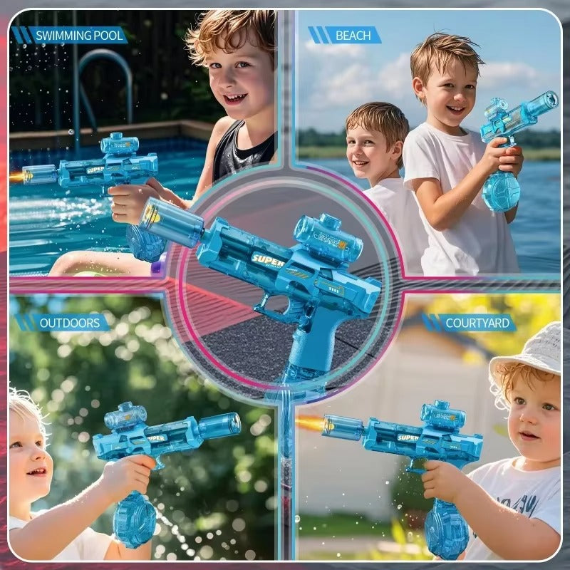Blazefire LED Electric Water Gun – automatisk vattenpistol med ljuseffekter