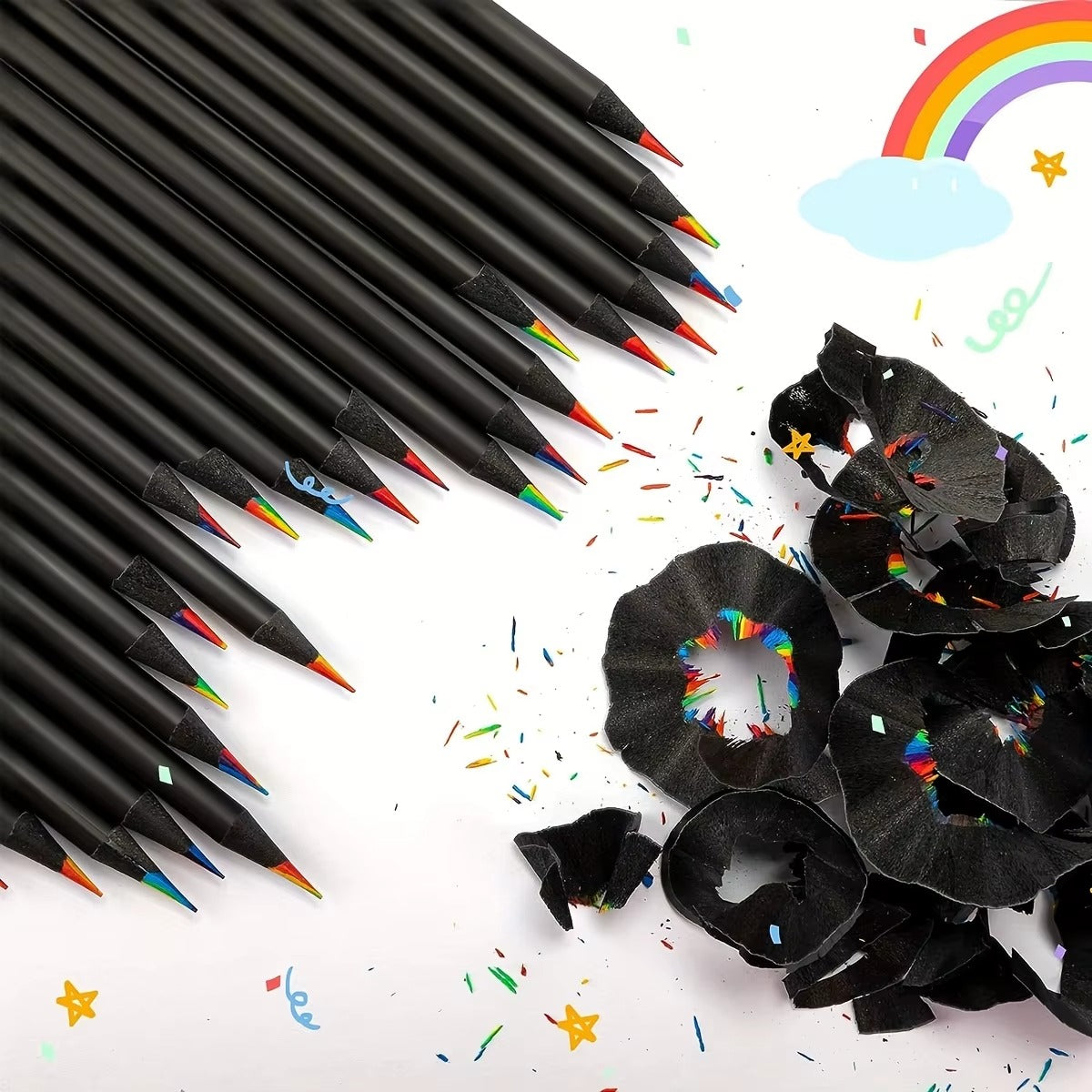 Rainbow Pencils – färgglada pennor i 7 nyanser!