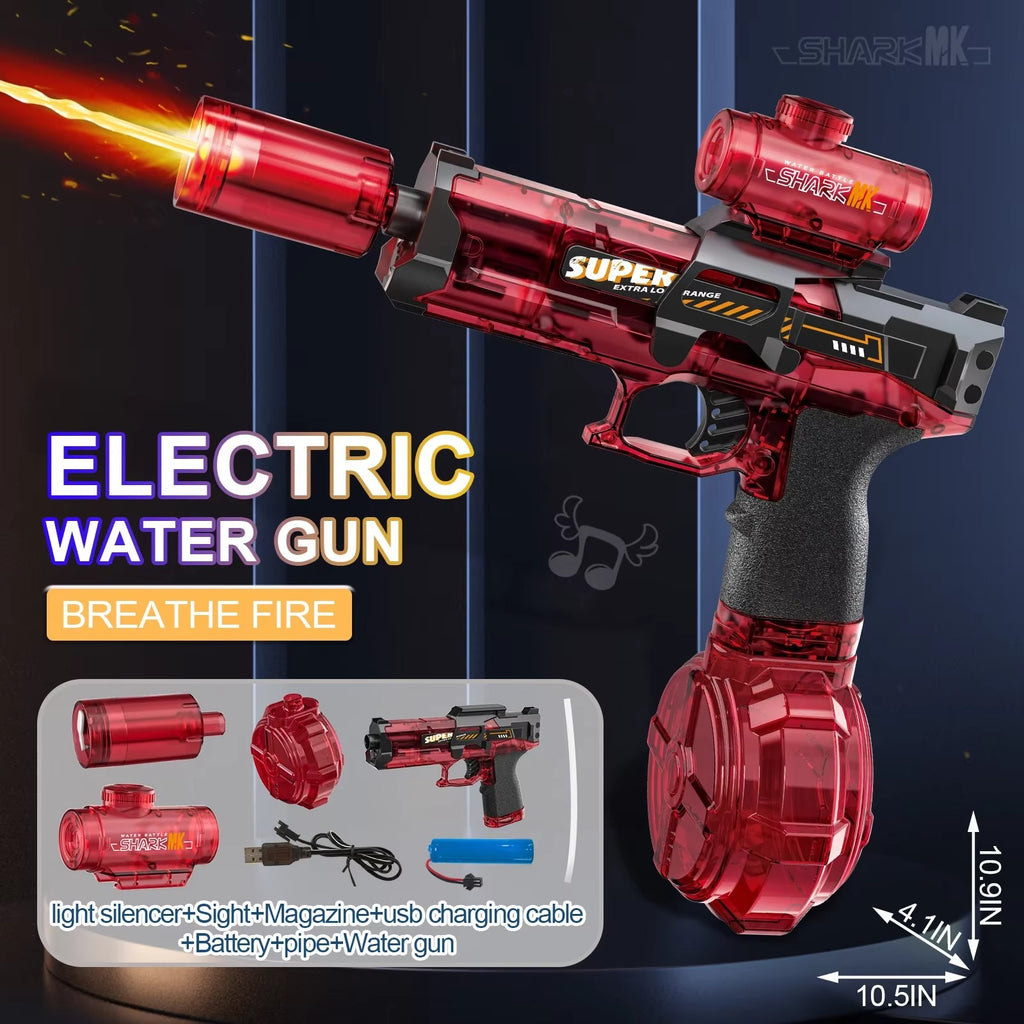 Blazefire LED Electric Water Gun – automatisk vattenpistol med ljuseffekter