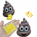 Klämvänlig Bajskompis - rolig stressboll för barn