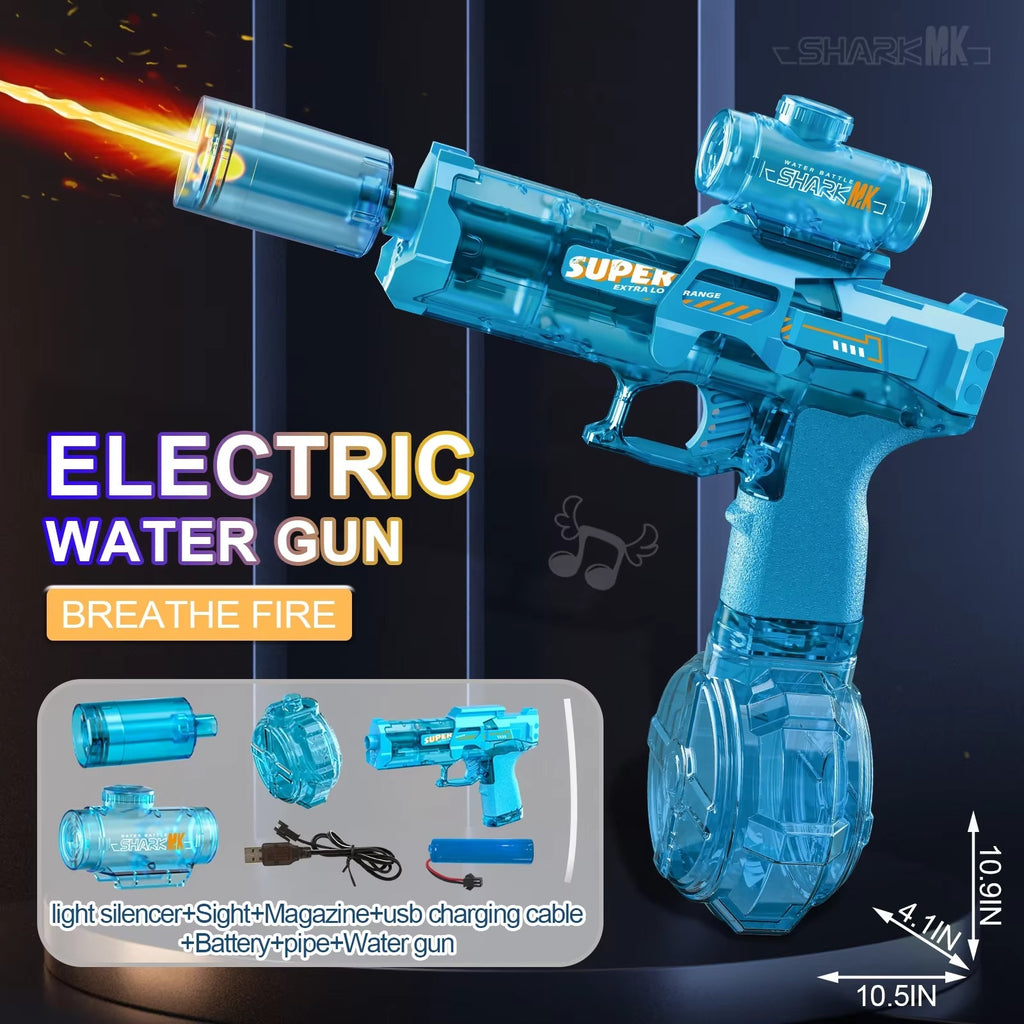 Blazefire LED Electric Water Gun – automatisk vattenpistol med ljuseffekter